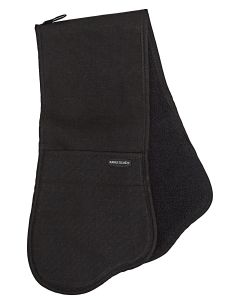 Rangemaster Double Oven Glove: Black