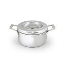 AGA Non-Stick Stainless 16cm Casserole and Lid